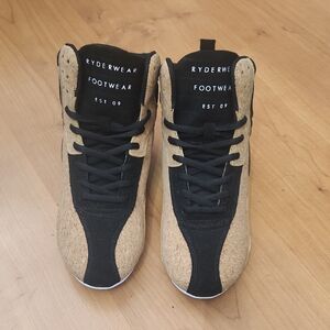 Ryderwear Black and Tan Cork Athletic Shoes